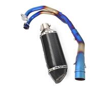 Motorcycle Full Exhaust System Header Link Pipe Slip On 370mm Muffler DB Killer For Yamaha MT-03 MT25 MT03 MT 25 2016-2023