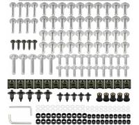 Motorcycle Full Fairing Bolts Kit Stainless Steel Clips Nut Bodywork Screws for Honda VT1100C3 VT1100T Shadow Aero/Ace Tourer ST1100 ST1100A ABS