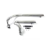 Motorcycle Full Muffler Exhaust System Pipe Drag Pipes Kit Silencers For Yamaha Star V-star 650 XVS650 DS650 XVS400 650A