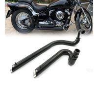 Motorcycle Full Muffler Exhaust System Pipe Drag Pipes Kit Silencers For Yamaha Star V-star 650 XVS650 DS650 XVS400 650A