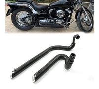 Motorcycle Full Muffler Exhaust System Pipe Drag Pipes Kit Silencers For Yamaha Star V-star 650 XVS650 DS650 XVS400 650A