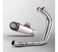 Motorcycle Full System Exhaust Pipe Whole Vehicle Installation Link Pipe Kit For Y&amaha MT-07 FZ-07 2014-2023(Style 4)