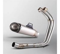 Motorcycle Full System Exhaust Pipe Whole Vehicle Installation Link Pipe Kit For Y&amaha MT-07 FZ-07 2014-2023(Style 1)