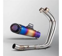 Motorcycle Full System Exhaust Pipe Whole Vehicle Installation Link Pipe Kit For Y&amaha MT-07 FZ-07 2014-2023(Style 5)