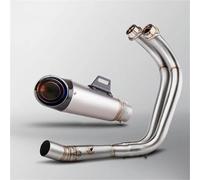 Motorcycle Full System Exhaust Pipe Whole Vehicle Installation Link Pipe Kit For Y&amaha MT-07 FZ-07 2014-2023(Style 3)