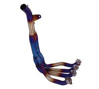 Motorcycle Full System Modifed Exhaust Escape Titanium Alloy Front Middle Link Pipe For Kawasaki Z900 2017 2018 2019 2020