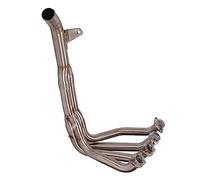 Motorcycle Full System Modifed Exhaust Escape Titanium Alloy Front Middle Link Pipe For Kawasaki Z900 2017 2018 2019 2020