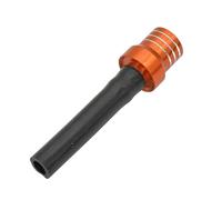 Motorcycle Gas Fuel Cap Single Way Valves Vent Breather Hoses Tubes for Motocross ATV Quad Dirt Pit Bike Tank Pipe Carburettor Kit(Black Orange)