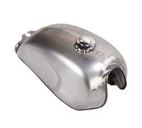 Motorcycle Gas Tank, 2. 4 Gallons Iron High Hardness Motorcycle Fuel Tank Fuel Petrol Tank with On Off Valve and Key for CFMOTO Mandrill Motorcycle