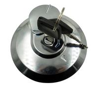 Motorcycle Gas Tank Cap Motorcycle Parts Replacement Aluminium Fuel Gas Tank Cover Lock Cap Set With Two Keys for King 125 CBT125