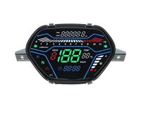 Motorcycle Gauge Odometer Digital Dashboard Motorcycle Tachometer with Gear Fuel Temp Time LED RPM For EX5 For Class1 CX DX For Wave C100 CD100