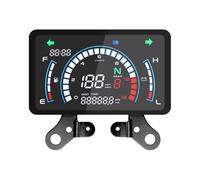 Motorcycle Gauge Odometer Digital Motorcycle Tachometer Motobike Dashboard With Bracket Voltage Mileage Universal Indicator