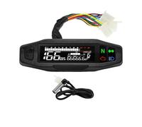 Motorcycle Gauge Odometer Moto Dashboard Digital Motorcycle Tachometer For KR200 Speed Gauge Tacho Meter Accessories 8-16V