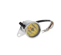 Motorcycle Gauge Odometer Retro Motorcycle LED Backlight Dual Odometer 0-140KM/H Tachometer Gauge Vintage Universal