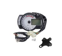 Motorcycle Gauge Odometer Tachometer Fuel Meter Digital Motorcycle Odometer Adjustable MAX 299KM/H 7 Colors Display
