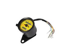 Motorcycle Gauge Odometer Universal Motorcycle LED Backlight Dual Odometer 0-140KM/H Tachometer Gauge Vintage Fuel
