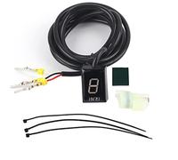 Motorcycle Gear Indicator, Keenso Waterproof Motorcycle ECU Plug Mount Gear Indicator LED Display 6 Speed Digital Gear Indicator Shift Lever Display for Er-4n/Kle650/Ninja250r/Ninja400r other