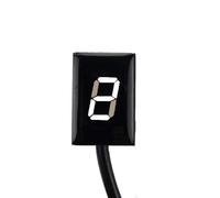 Motorcycle Gear Indicator Speed Display Meter For CBR650 CB500X CB400SF CB650F CB1300 CBR600RR CB1000R Cb650r VFR800(Bianco)