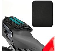 Motorcycle Gel Seat Cushion, Seat Cushion Available for Rear Passengers, 3D Honeycomb Shock Seat Honeycomb Cushion Motorcycle Cover, Breathable Shock Absorption Gel Seat Cushion (11.4x8.7inch)