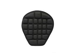Motorcycle Gel Seat with 3d Air- Shock Absorption Heat-dissipating Grooved Design Anti-slip Particles Dual-strap Fixation - Black 390 X 360 X 25 Mm