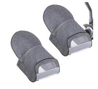 Motorcycle Glove - Waterproof Bike Handlebar Mittens | UV Resistant Mountain Bike Glove, Sunshade 600D Oxford Motorcycle Grip Muffs, Thickened Insulated Handlebar Covers for Cycling Biking Sporting