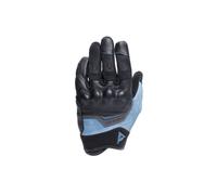 Motorcycle Gloves Fabric Woman Dainese ERMEX Summer Black/Blue Mirage