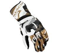 Motorcycle Gloves Man Macna Powertrack 2.0 Black / White