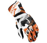 Motorcycle Gloves Man Macna Powertrack 2.0 Grey / Orange