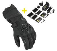Motorcycle Gloves Man Macna Rafino RTX 12V 3A kit Electronically Heated Black