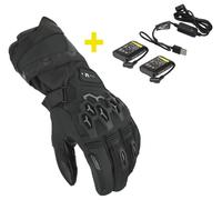 Motorcycle Gloves Man Macna Rafino RTX kit Electronically Heated Black