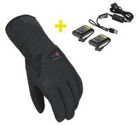 Macna Spark heatable Bicycle Gloves Kit, black, size L