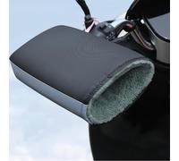 Motorcycle Gloves Winter Waterproof Handlebar Muffs Men Women Motorcycle Glove with Reflective Strip Heated Grips Bike Handlebar Bar Muffs Hand Warmer Gloves Mittens for Cold Weather Riding Cycling