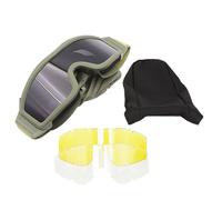 Motorcycle Goggles for Men,Dustproof Windproof Riding Goggles | Anti-Scratch Eye Protection, Anti-Fog Safety Glasses, Professional Motocross for Outdoor Sports