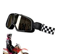 Motorcycle Goggles - Universal Fit Sports Glasses with TPU Frame, Retro Protective Goggles with Performance | Outdoor Adventure Gear for Dirt Bike Riders, Men and Women on Tour