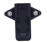 Motorcycle GPS Mount Handlebar Mount Spine Clip Holder Durable Nylon Black Universal Fit for Motorcycle ATV UTV Handheld Devices Secure Stable Positioning (Back Clip Kit)
