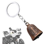 Motorcycle Gremlin - Riding Luck Charm, Retro Jesus | Creative Biker Accessory Keychain Tokeen Protection, Guardiaan Blessing Tokeen Symbol with Ring Loop for Motorcycle Rider Giifts