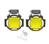 Motorcycle Grill For BMW R1250RS Flipable Fog Light Protector Guard Lamp Cover G310R S1000XR S1000RR C650 R1250GS For Adventure F850GS For R1200GS F750GS(Yellow)