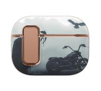 Motorcycle Grim Reaper Biker Printed Case Compatible for Airpods Pro 2 Earbud Cases Earphone Protective Covers