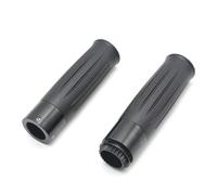 Motorcycle Grip Cover For Y&amaha XJR1200 XJR1300 FJR1300 SR400 XVS400 XJR400 22mm Motorcycle Hand Grips Handle Rubber Gel Hand Grip Universal(BLACK)