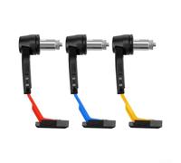 Motorcycle Grip Protector 22 mm Fit Black Motorcycle Grip Protector (White)