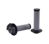 Motorcycle Grip Rubber Handle Grips Throttle Control Gray Black Progrip708 SCS