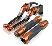 Motorcycle Grips CNC Motorcycle Adjustable Brake Clutch Levers And Handle Bar Grip Ends Handle Bar Grips For KAWASAKI For NINJAZ1000 2003-2006,stable performance