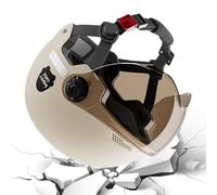 Motorcycle Half Headgear - Multisport Protection Motorcycles Safety Hat with Sun Visor | Cruiser Scooter Bike Halfs Safe Hats for Men Women