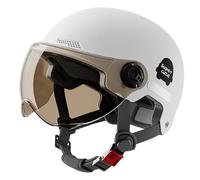 Motorcycle Half Headgear - Open Face Helmet Hard Hat Construction, Sun Visor Wind Protection Feature, Adult Riding Gear For Motorbike Cycling Motocross Outdoor Sports ATV Cruiser