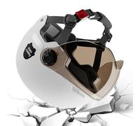 Motorcycle Half Headgear - Sun Visor Safety Hat, Half Face Riding Hat | Streamlined Protective Design, Scooter Touring Use, Lightweight Style Option, Multi-sport Safety Gear for Men Women Outdoor Trav