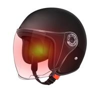 Motorcycle Half Helmet - 25.59 Inches Open Face Motorbike Helmet, Motorcycle Half Helmett Gear | Lightweight Quick-Release Buckle Riding Headwear, Aerodynamic Shell Design For Women Men Riding