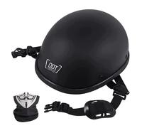 Motorcycle Half Helmet, DOT Approved Adult Men Women Retro Open Face Helmets, Helmet for Adults, Half Shell Helmetr A2,XL/(61~62cm)