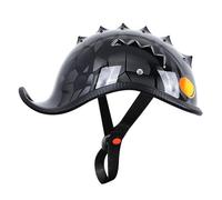 Motorcycle Half Helmet Lightweight Motorcycle Helmet for Chopper Moped Scooter Motorbike Moped Scooters Retro Half Face Helmet for Scooter Bike Cruiser N,M=(57-58CM)