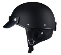 Motorcycle Half Helmet Men Women, DOT Approved Jet helmet, Baseball Cap motorcycle helmets German Style motorcycle helmet Men Lightweight Moped Helmets Retro Open Face Helmets 3,M=54-56cm