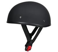 Motorcycle Half Helmet Ultra Thin Beanie Hat German Style Open Face Helmet, ECE/DOT Approved with Vintage Style Half Helmets for Scooter Bike Moped Jet Helmet for Men Women,#2,L